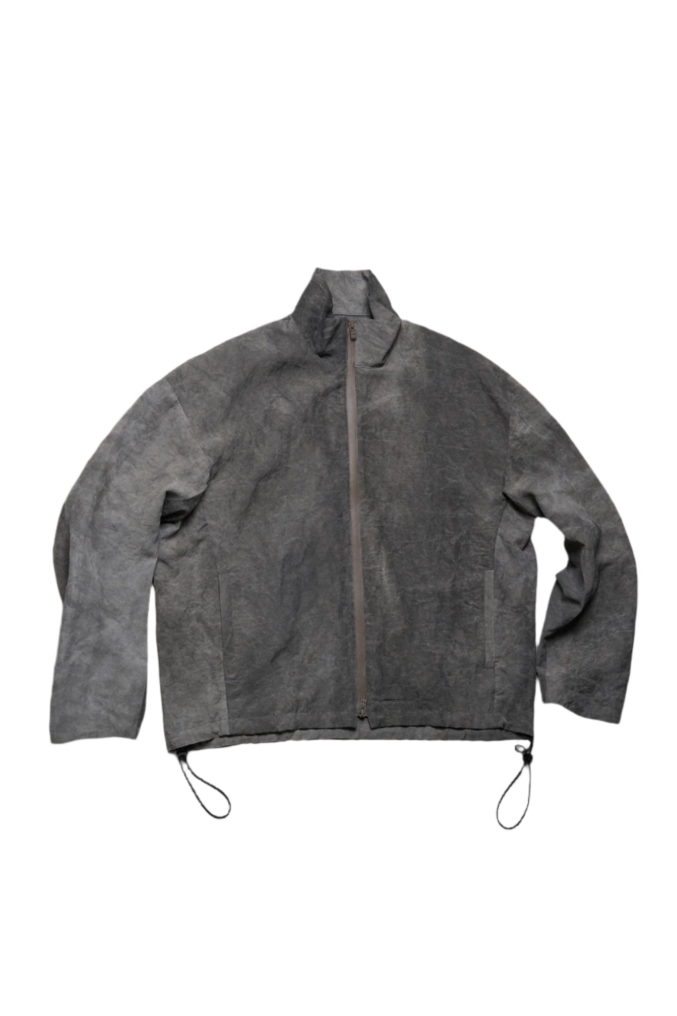 Devoa High Neck Jacket Charcoal | VAVA STORE
