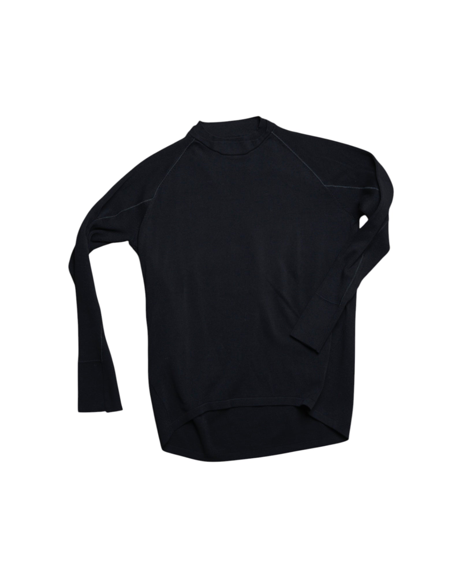 Devoa Knit Long Sleeve Black