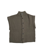 Devoa Knit Vest Grey