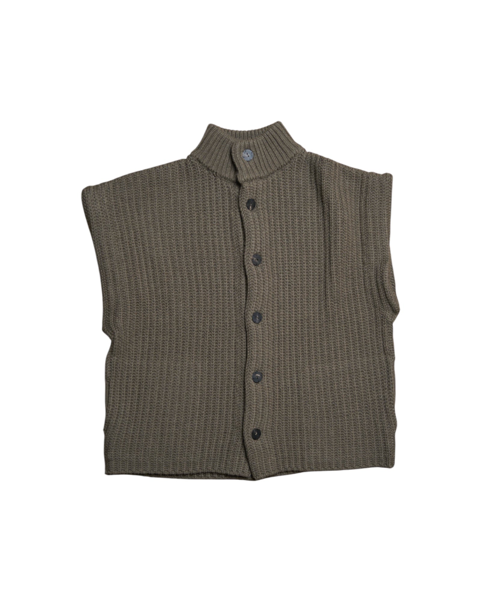Devoa Knit Vest Grey
