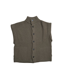 Devoa Knit Vest Grey