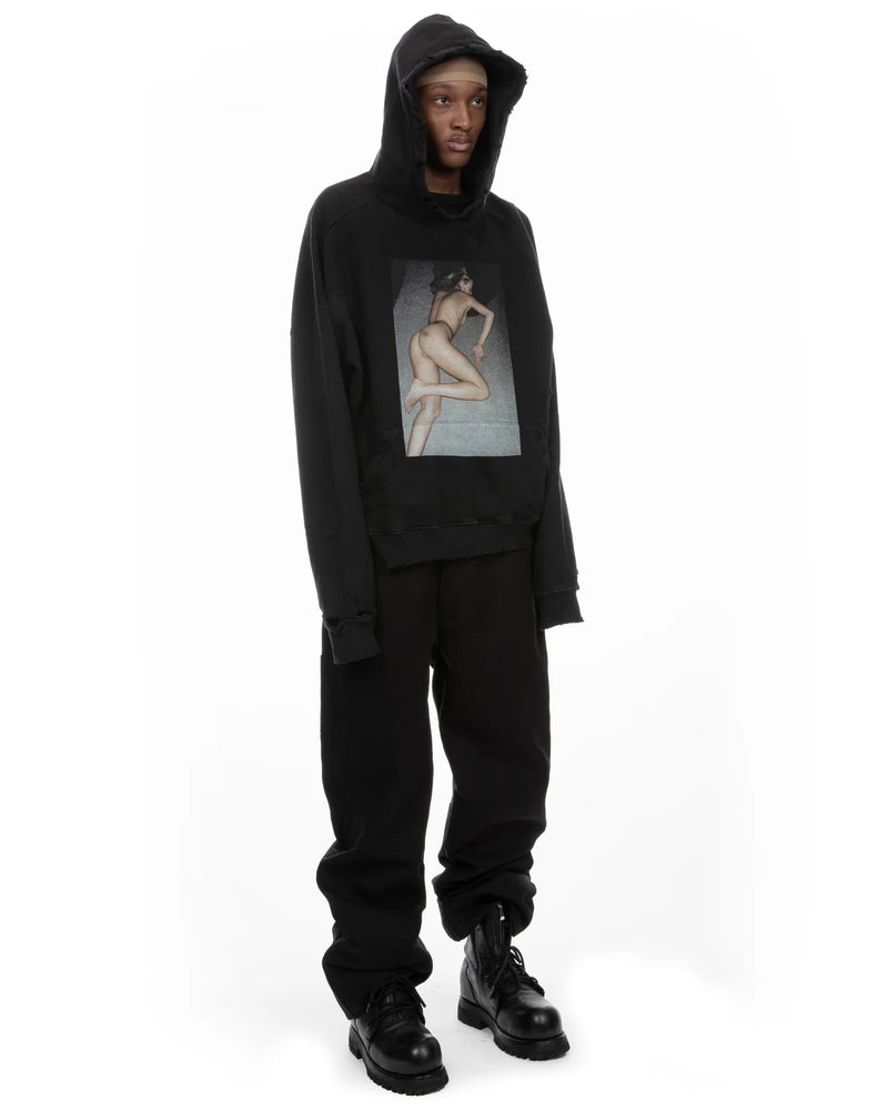Alexander Digenova Slim Blonde Hoodie Black