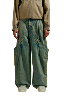 Namesake Billie Bibs Denim Pants Post Indigo