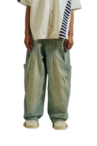 Namesake Billie Bibs Denim Pants Indigo Stripe