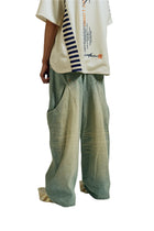 Namesake Billie Bibs Denim Pants Indigo Stripe