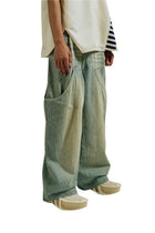 Namesake Billie Bibs Denim Pants Indigo Stripe