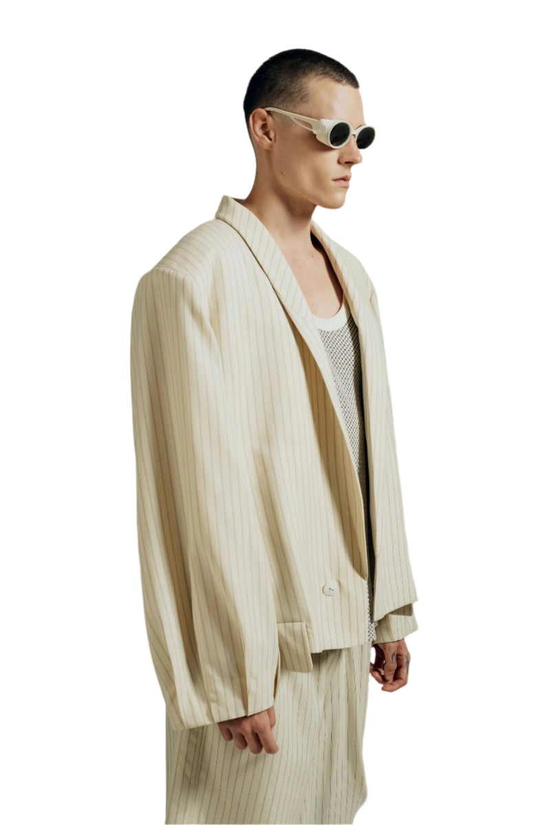 Namesake Barbosa Blazer Vanilla Stripe