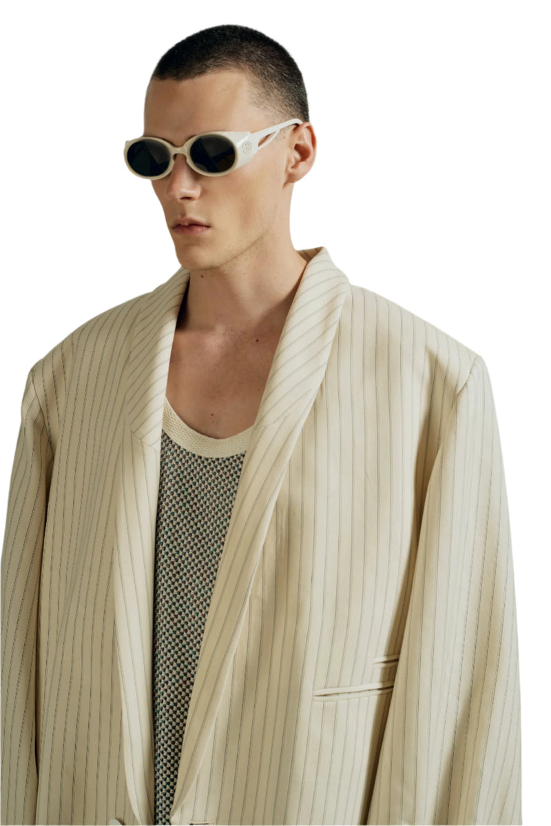 Namesake Barbosa Blazer Vanilla Stripe