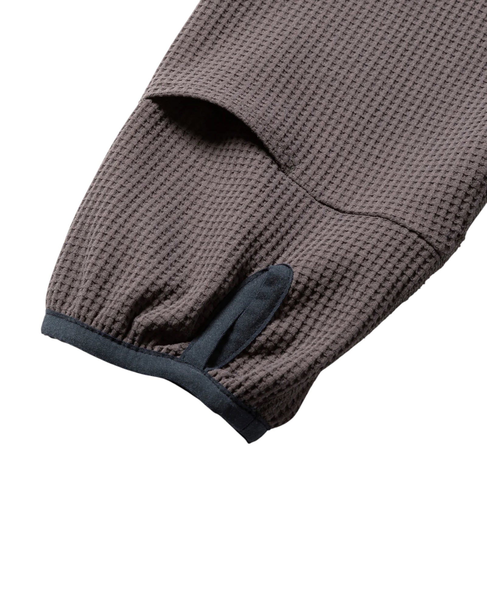 Meanswhile SOLOTEX Waffle Balaclava Hoodie Charcoal