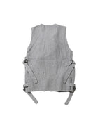 Meanswhile Mohair Body Armor Knit Vest Grey