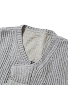 Meanswhile Mohair Body Armor Knit Vest Grey