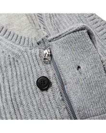 Meanswhile Mohair Body Armor Knit Vest Grey