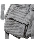 Meanswhile Mohair Body Armor Knit Vest Grey