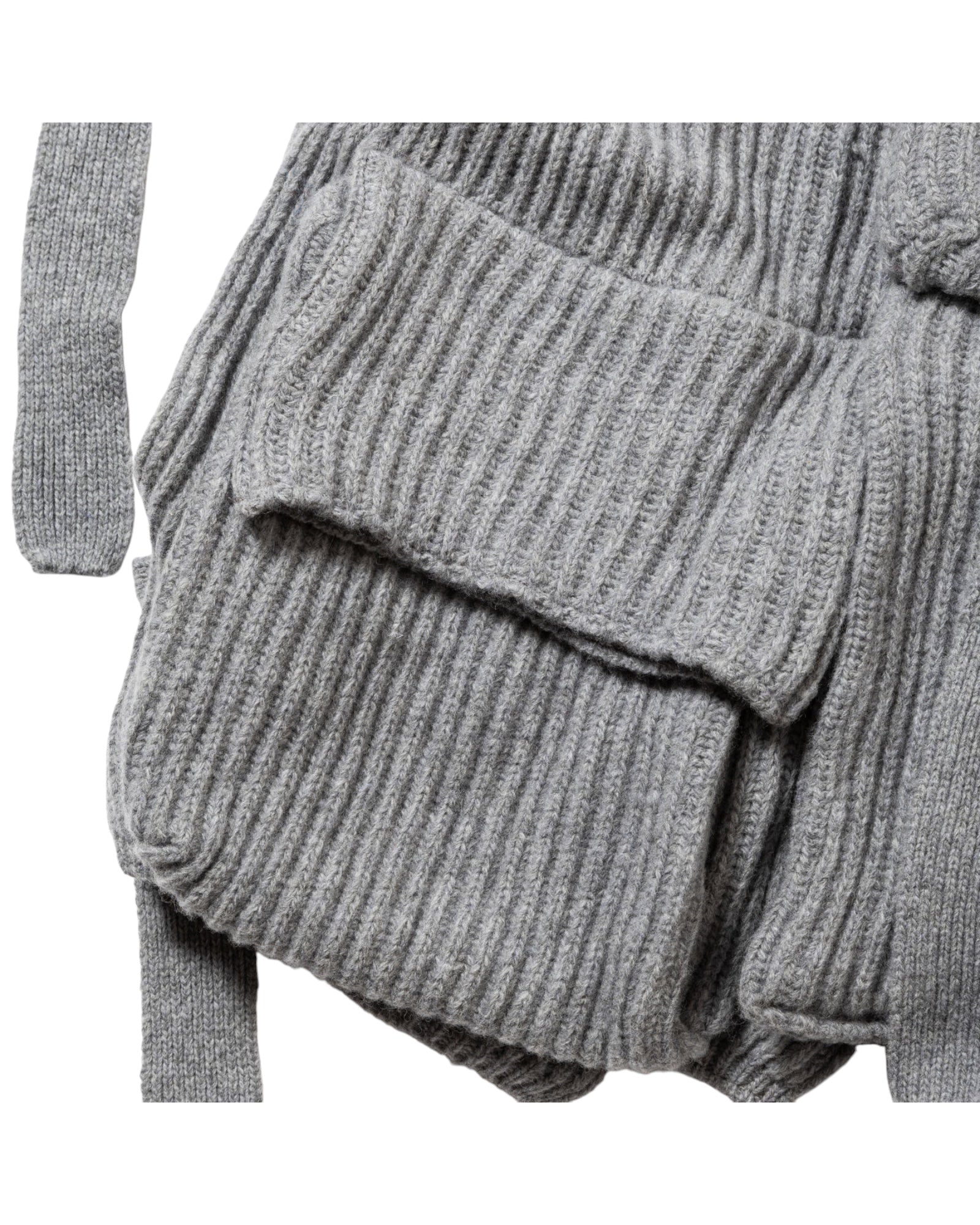 Meanswhile Mohair Body Armor Knit Vest Grey