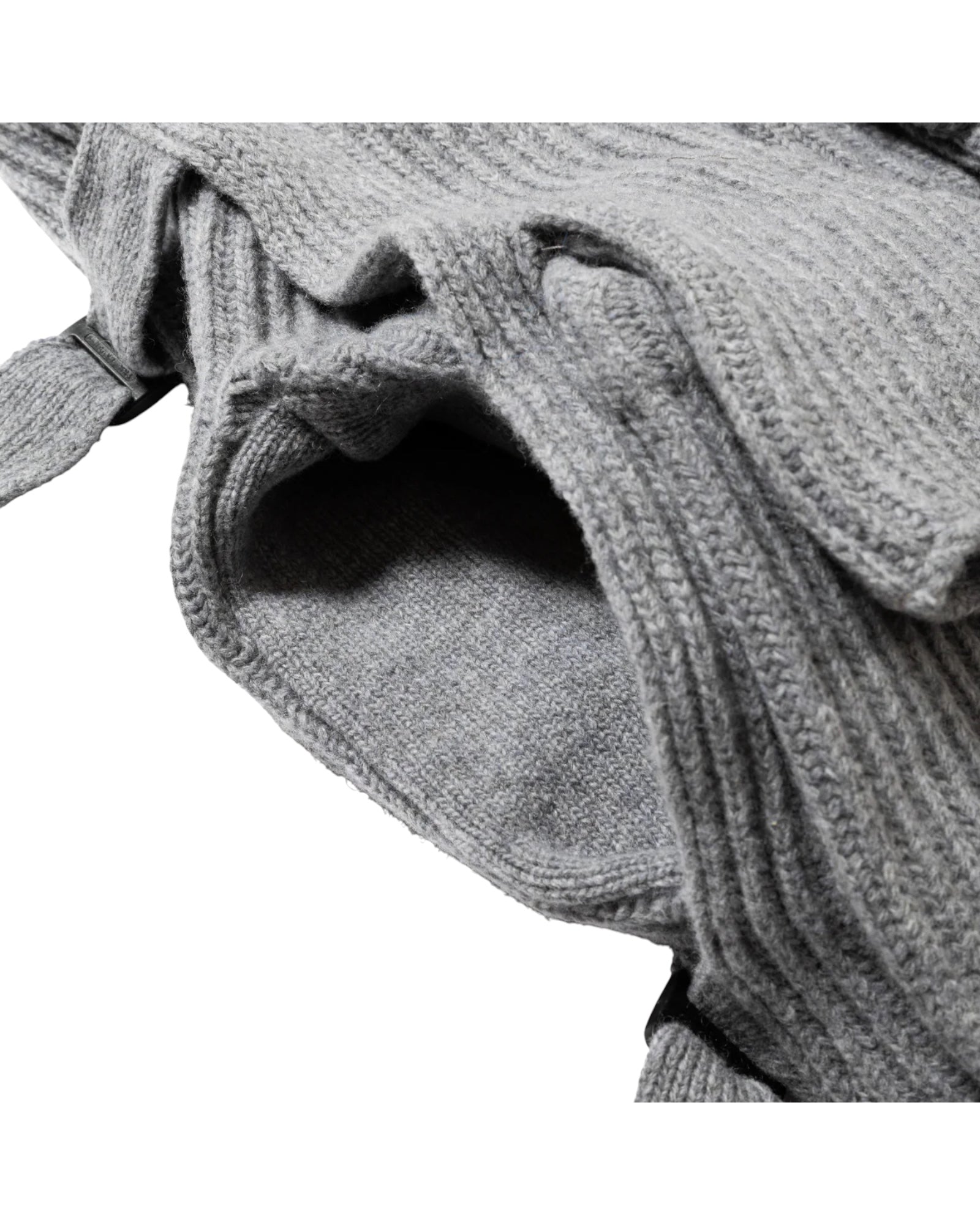 Meanswhile Mohair Body Armor Knit Vest Grey