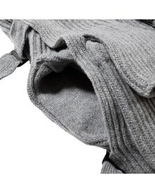 Meanswhile Mohair Body Armor Knit Vest Grey