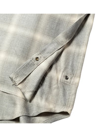 Meanswhile Ombre Side Slit L/S SH Grey