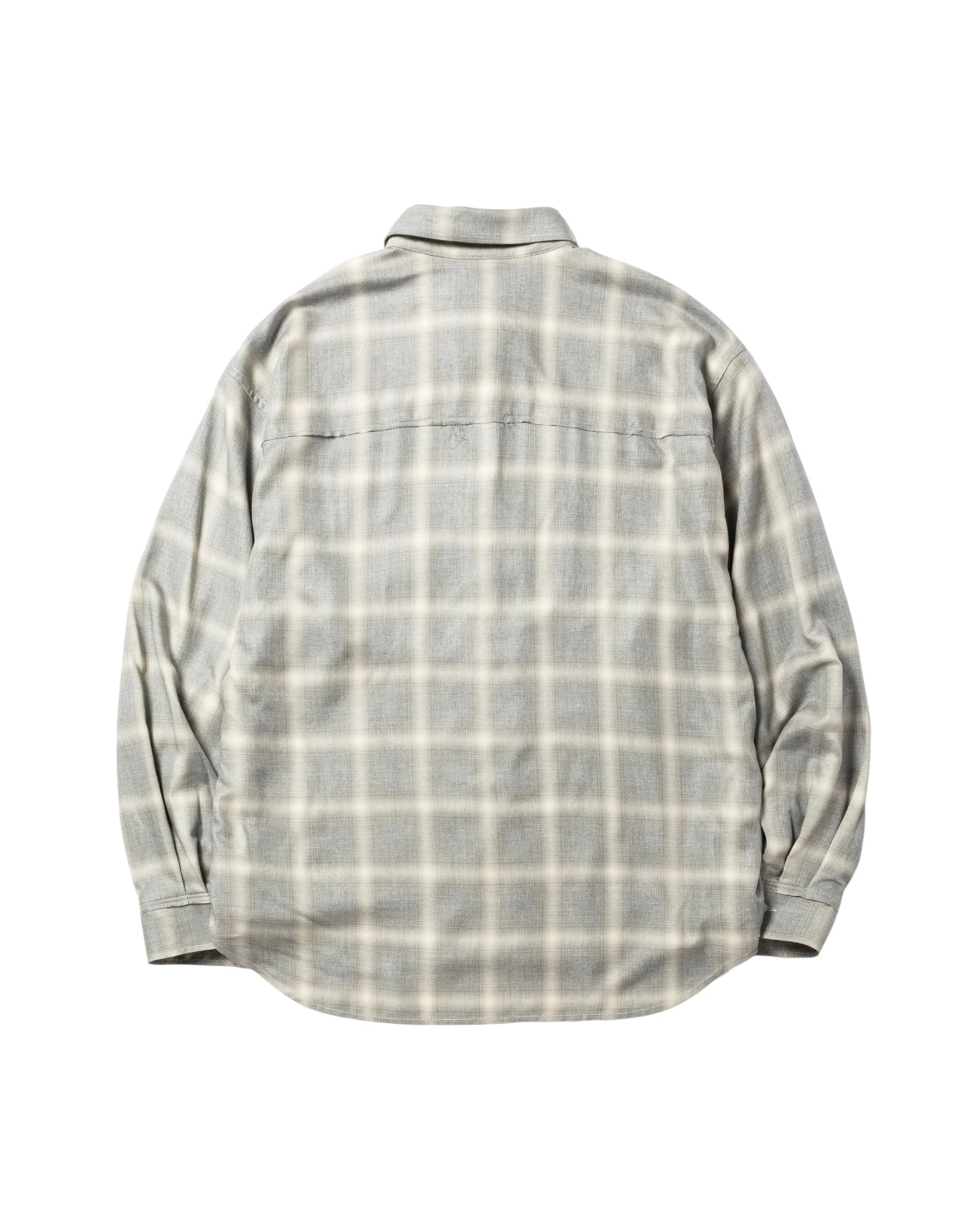 Meanswhile Ombre Side Slit L/S SH Grey