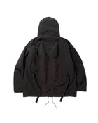 Meanswhile Neutral Hooded Blouson Off Black