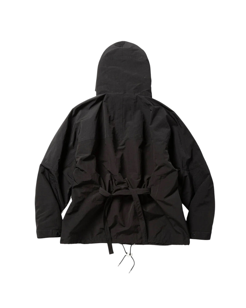 Meanswhile Neutral Hooded Blouson Off Black