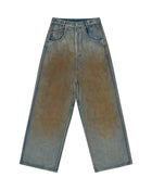 Sankuanz Mud-Dyed Distressed Jeans
