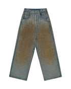 Sankuanz Mud-Dyed Distressed Jeans