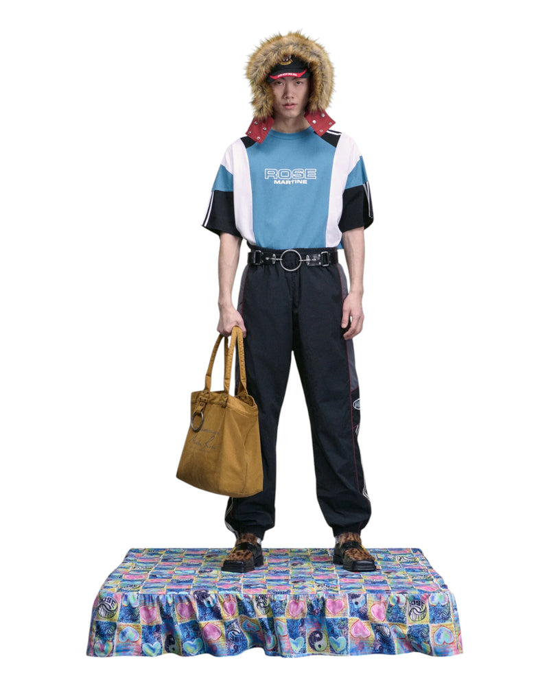 Martine Rose Oversized Panelled T-shirt Blue