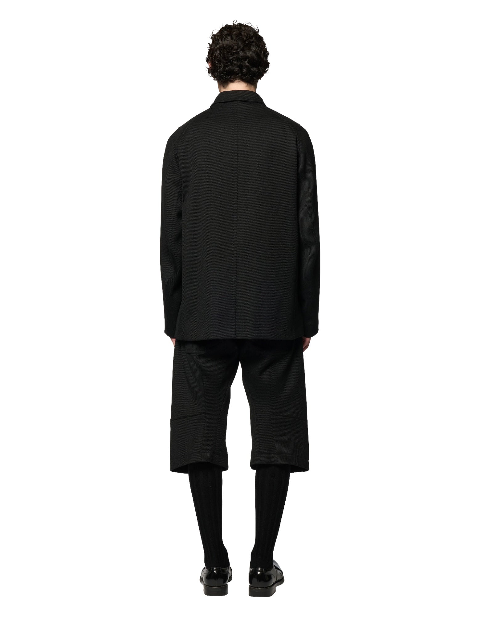 Omar Afridi Nova Over Coat Black - Luxury Wool Overcoat | VAVA STORE