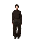 Omar Afridi Washed Pina Trousers Brown