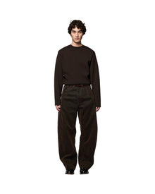 Omar Afridi Washed Pina Trousers Brown