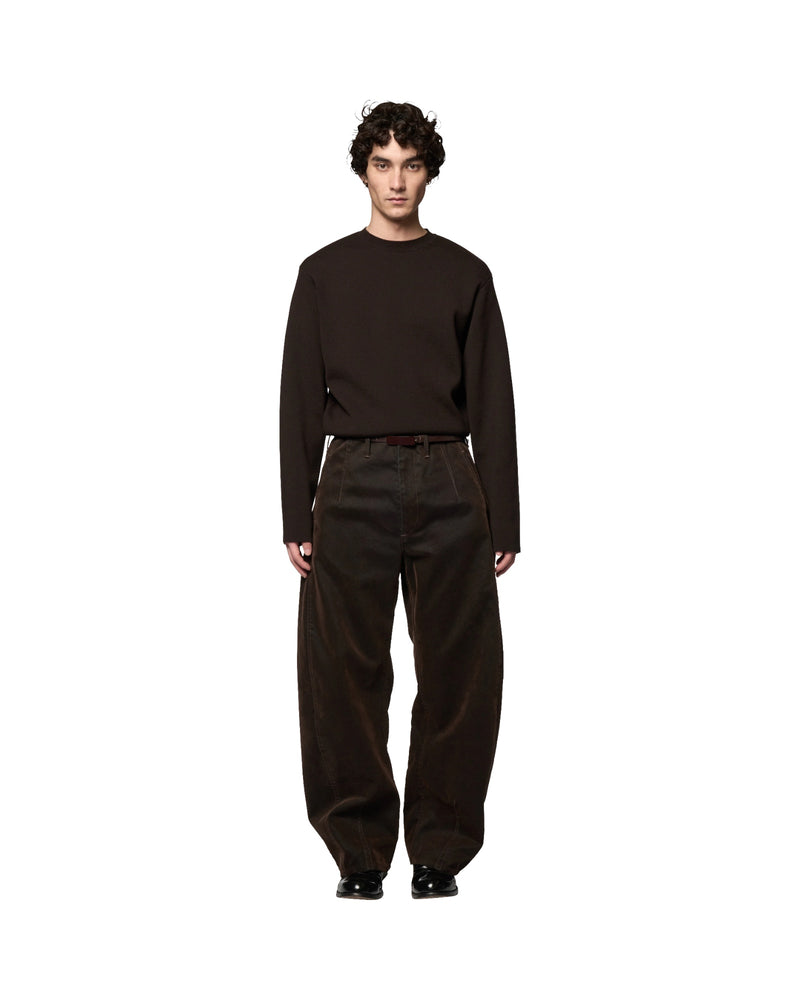 Omar Afridi Washed Pina Trousers Brown