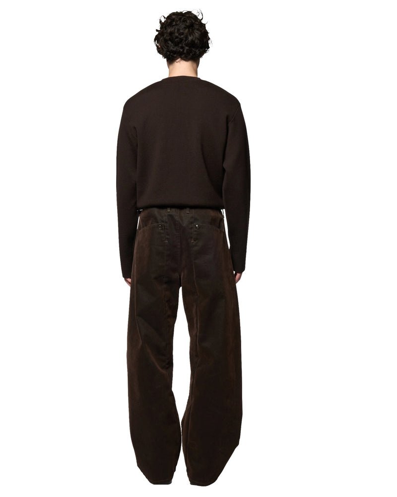 Omar Afridi Washed Pina Trousers Brown