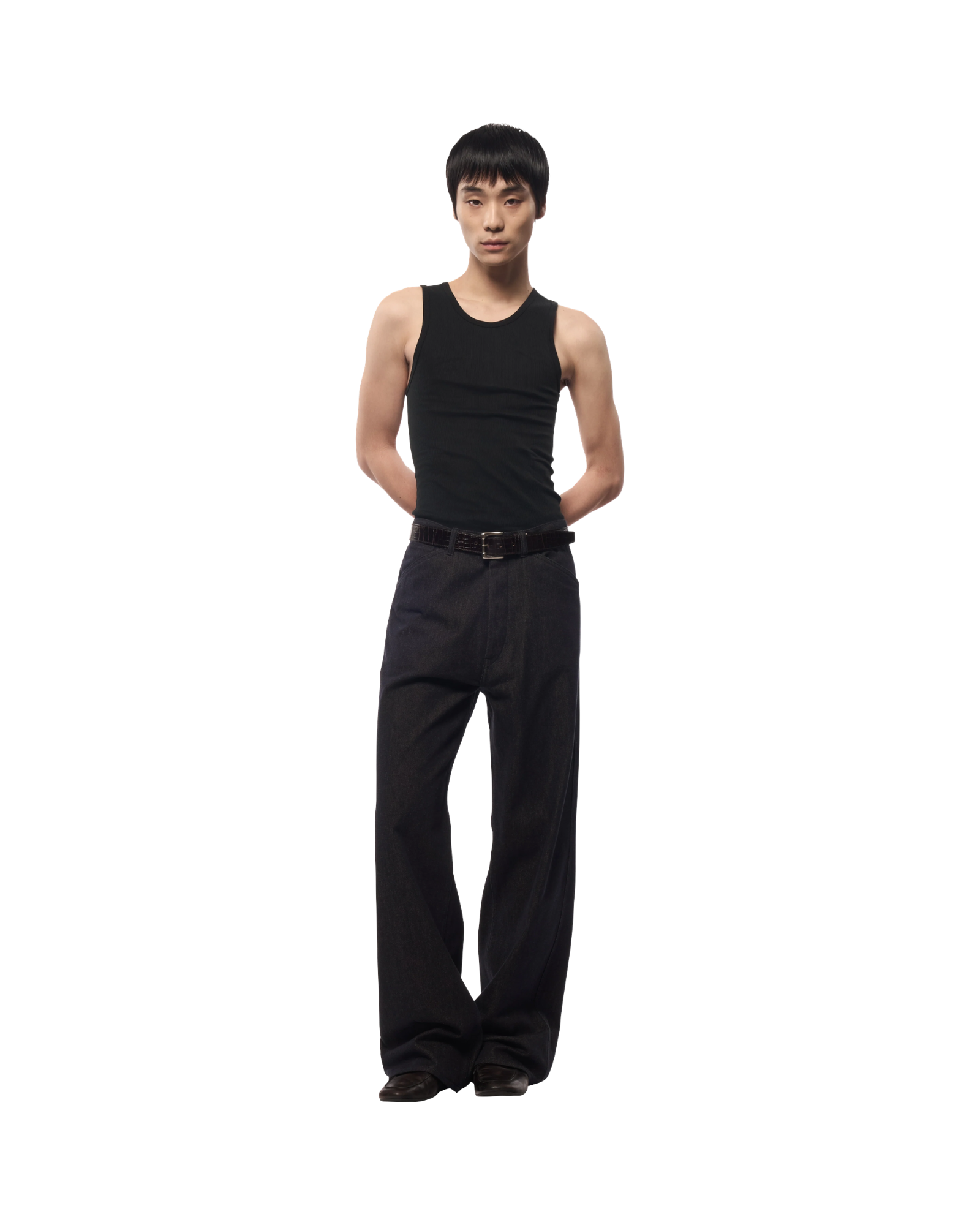 Omar Afridi 5PKT Trousers Cash Cotton Denim Indigo