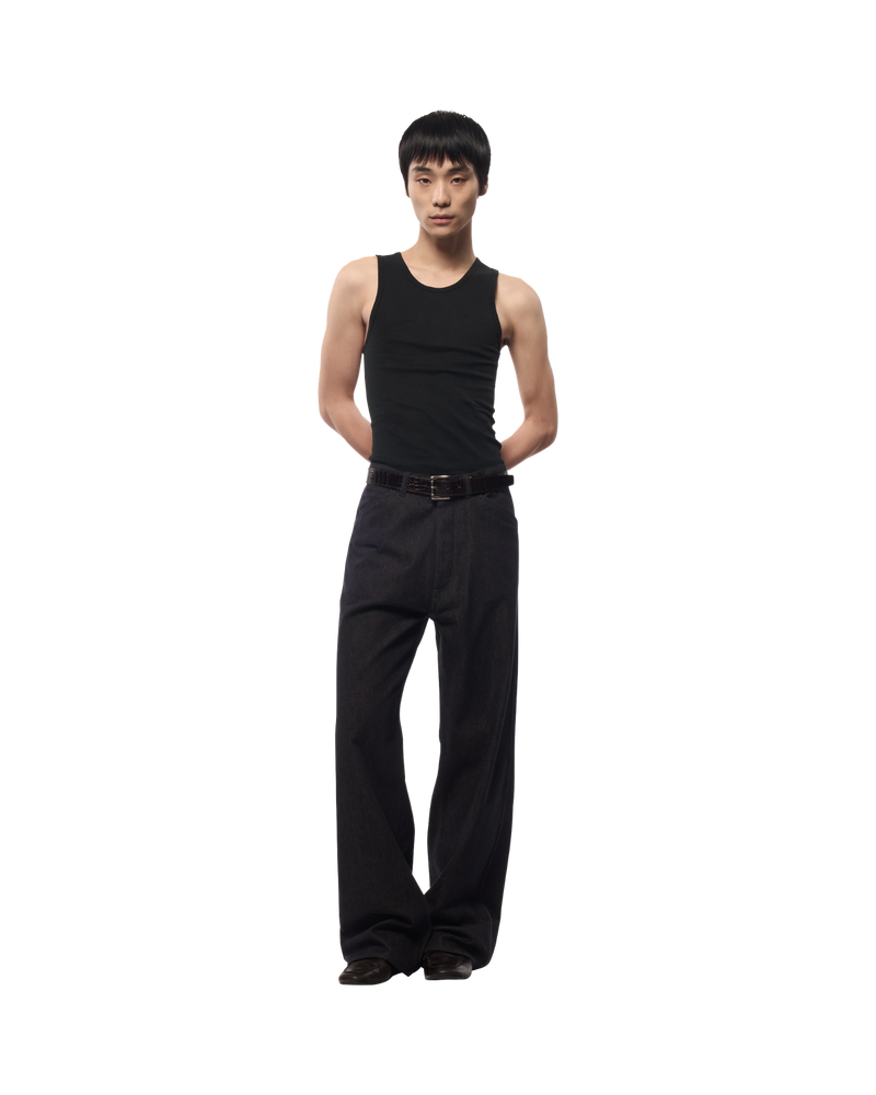 Omar Afridi 5PKT Trousers Cash Cotton Denim Indigo