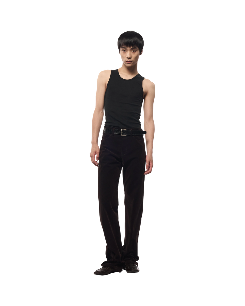 Omar Afridi Sol Denim Trousers Purple