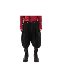 Luu Dan Puffa Shorts Coated Black