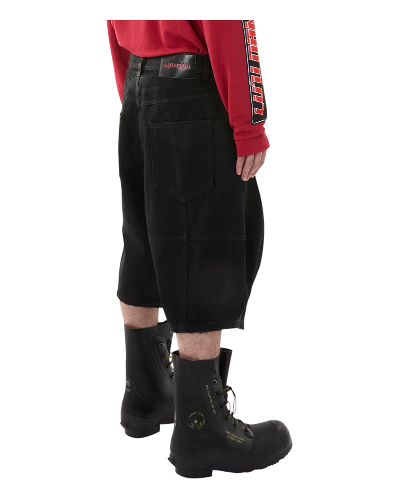 Luu Dan Puffa Shorts Coated Black