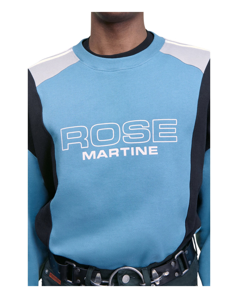 Martine Rose Panelled Sweatshirt Blue
