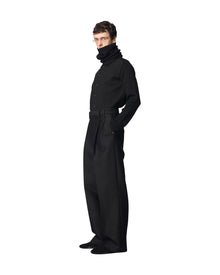 Omar Afridi Pawson Tuck Trousers Black