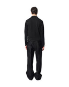 Omar Afridi Pawson Tuck Trousers Black