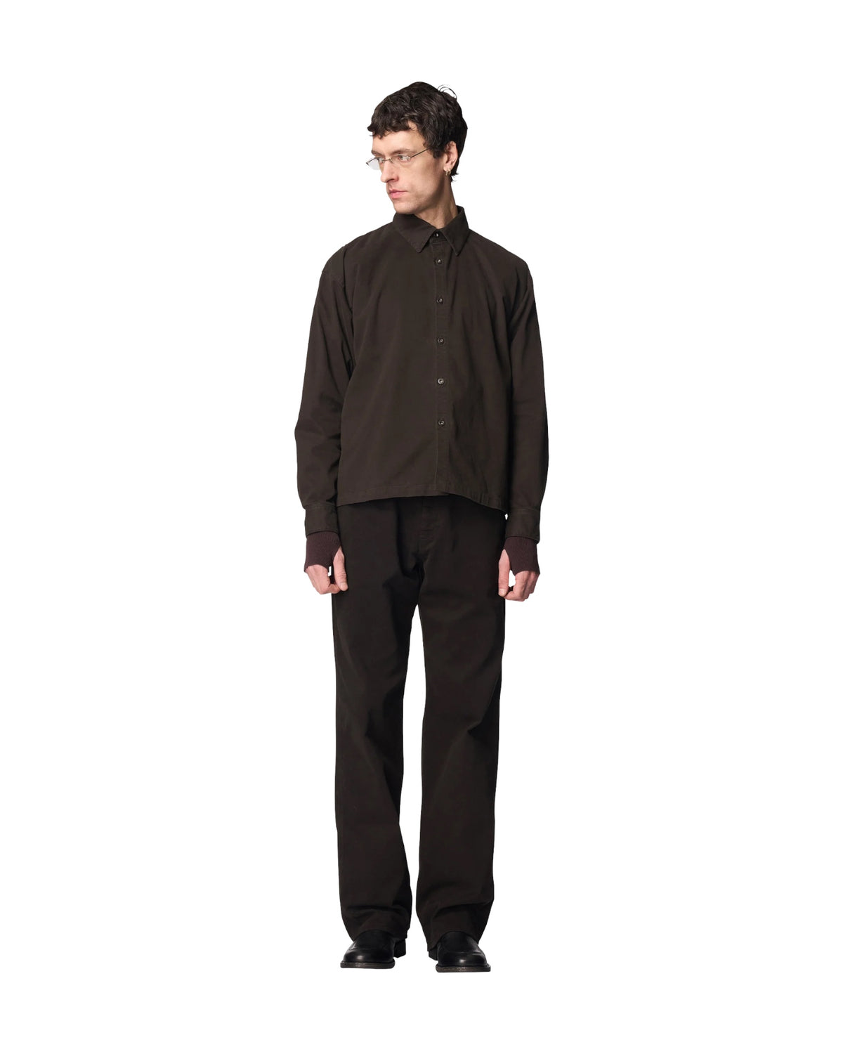 Omar Afridi Philip Shirt Charcoal Black (Garment Dye)