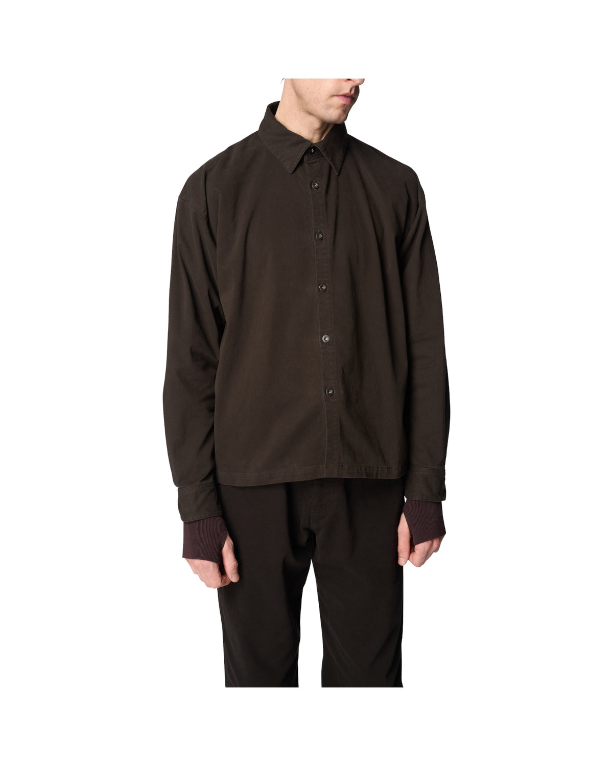Omar Afridi Philip Shirt Charcoal Black (Garment Dye)