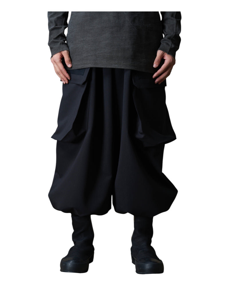 Devoa Cargo Pants Black