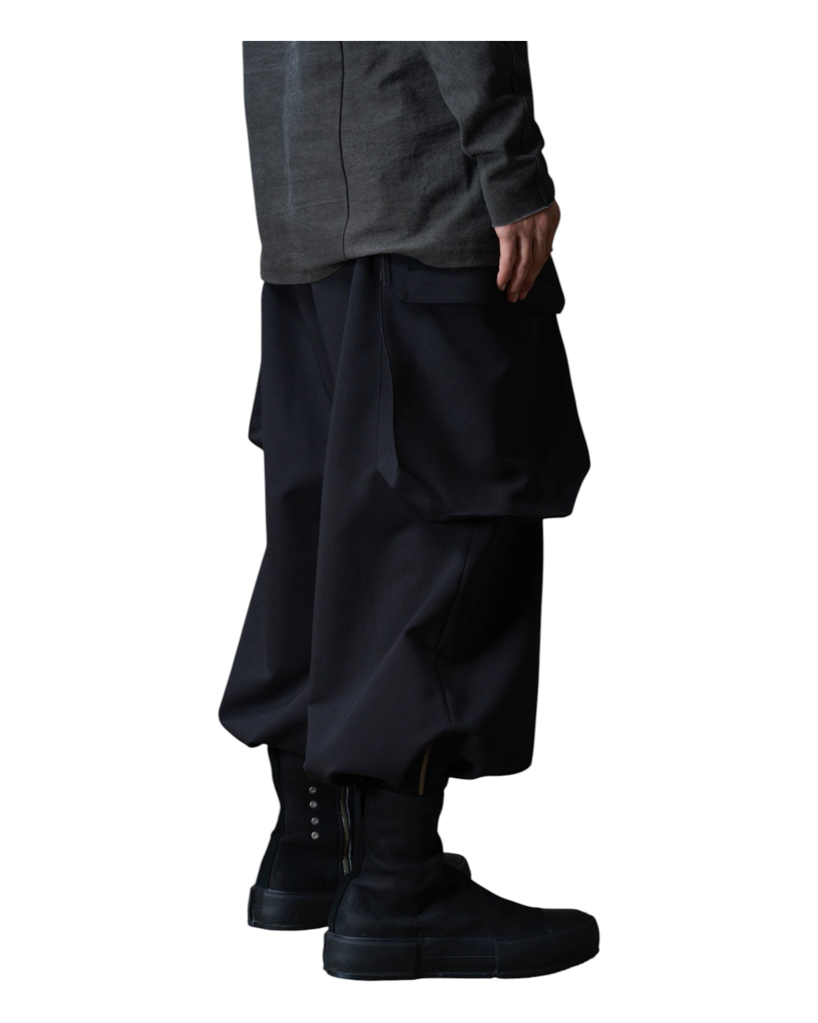 Devoa Cargo Pants Black