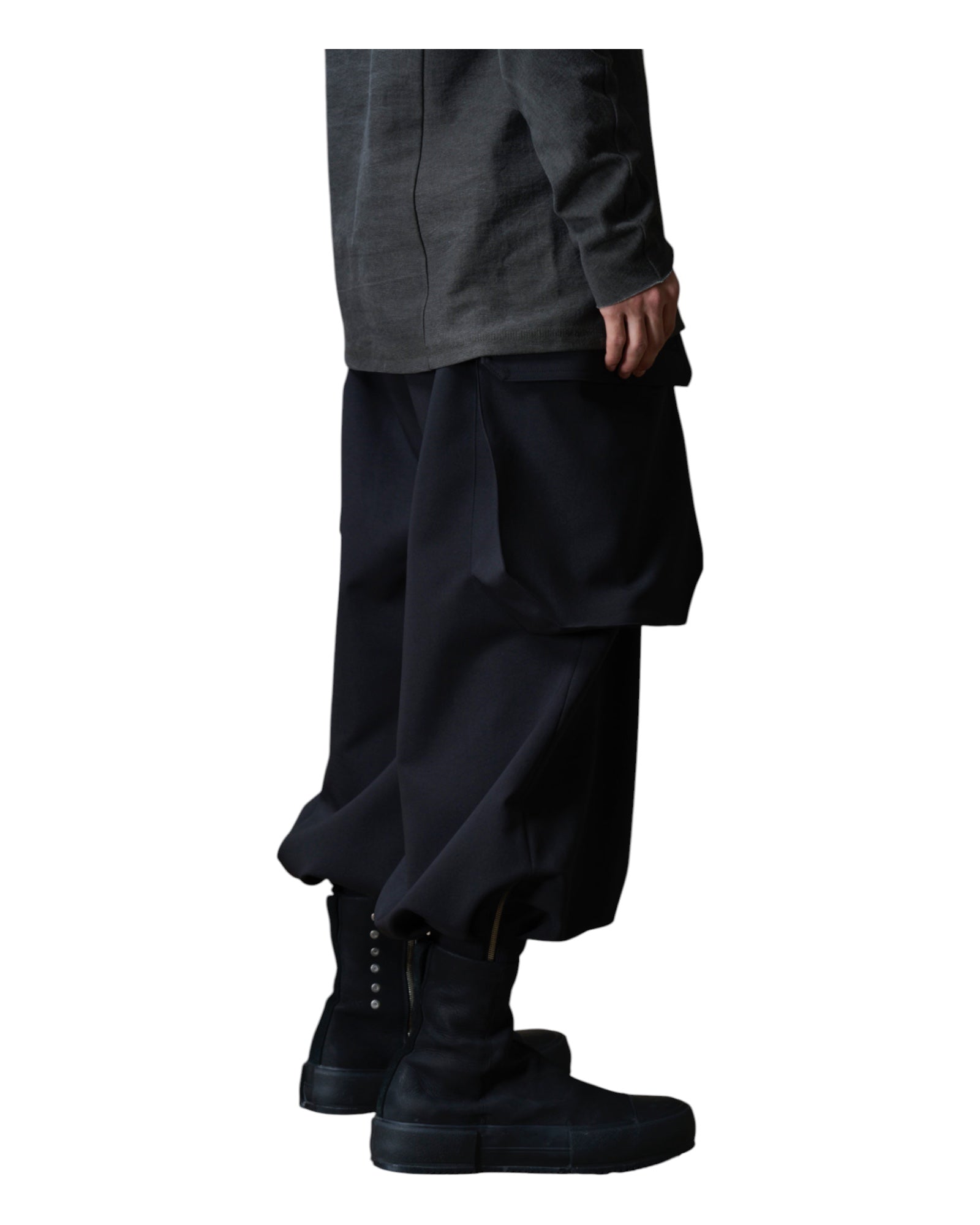 Devoa Cargo Pants Black