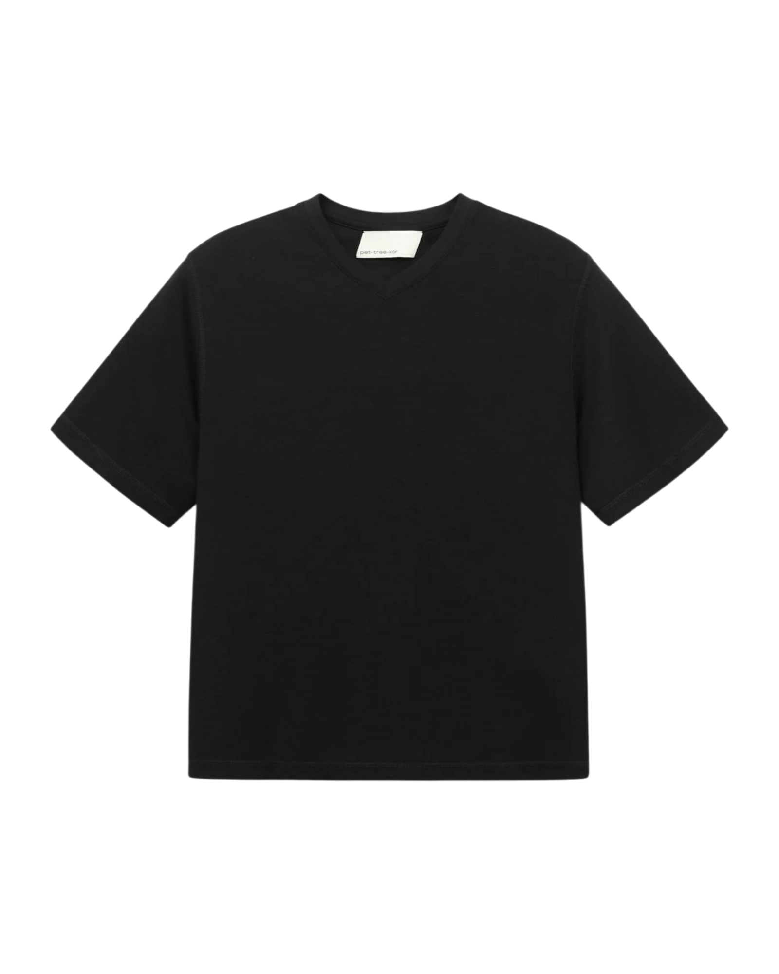 pet-tree-kor Contour Short Sleeve T-Shirt Black