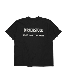Song For The Mute x Birkenstock 'The Rebel' Distressed T-Shirt Overdyed Black