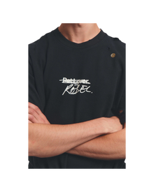 Song For The Mute x Birkenstock 'The Rebel' Distressed T-Shirt Overdyed Black