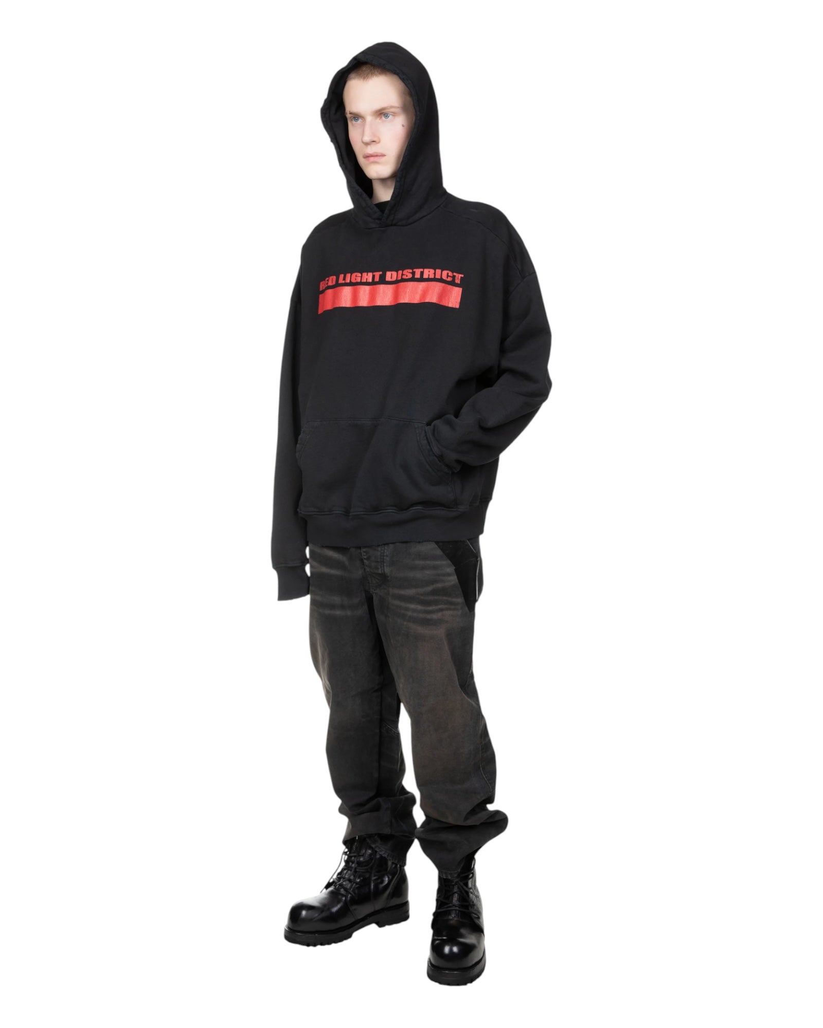 Alexander Digenova Red Light District Hoodie Black