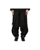 ænrmòus Raindrops in Leaves Pants Black